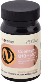 Kapsuly Coenzym Q10 + MCT nupreme