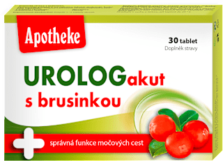 tablety UROLOGakut s brusinkou Apotheke