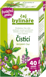 bylinný čaj čisticí 40 x 1,6g Čaj Bylináře