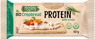 bio křehký plátek proteinový s bylinkami Crispins