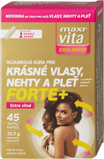 hloubková kúra pro krásné vlasy, nehty a pleť Forte+ maxi vita