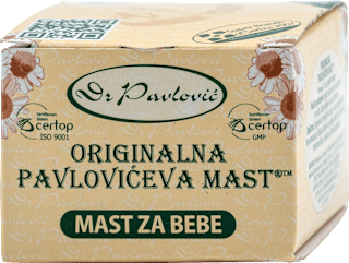 ORIGINALNA PAVLOVIĆEVA MAST za bebe - sa ekstraktom kamilice, od rođenja Dr Pavlović
