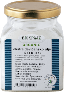 KOKOS - ekstra devičansko ulje BioŠpajz