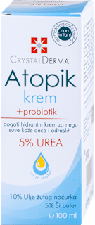 Atopik krem 5% urea + probiotik CrystalDerma