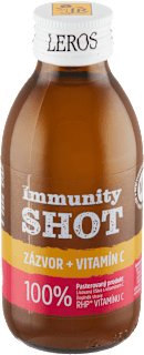 Immunity SHOT šťáva Zázvor + Vitamín C Leros