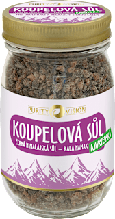 Ajurvédska kúpeľová čierna Himalájska soľ  Purity Vision