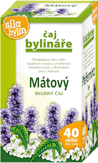 mátový bylinný čaj 40 x 1,6g Čaj Bylináře