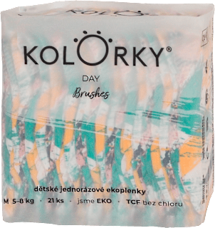 pleny DAY, velikost M, motiv Štětce KOLORKY