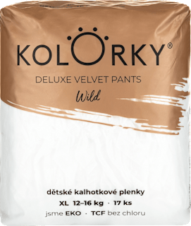 Deluxe Velvet plenkové kalhotky velikost XL, motiv Wild KOLORKY