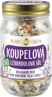 BIO levandulová koupelová sůl Purity Vision