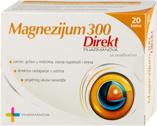Magnezijum 300 Direkt kesice PHARMANOVA
