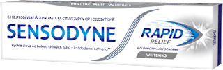 zubní pasta Rapid Relief Whitening Sensodyne