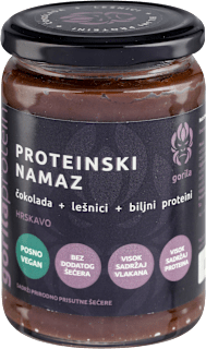 PROTEINSKI NAMAZ - čokolada+lešnik+biljni protein gorilaprotein
