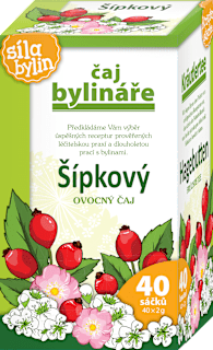 Šípkový ovocný čaj 40 x 2 g Čaj Bylináře