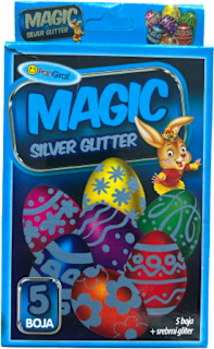 Magic Silver Glitter boja za jaja Dekoracije