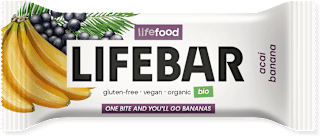 Lifebar bio tyčinka s příchutí acai a banán LIFEBAR