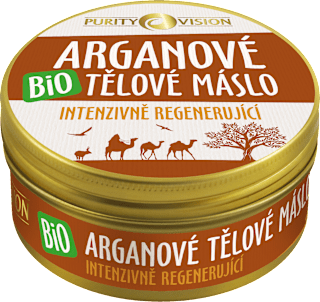 Telové maslo s bio raw arganovým olejom Purity Vision