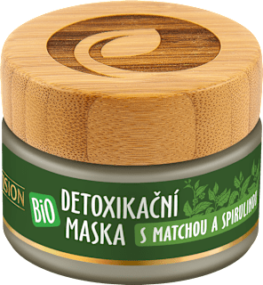 Detoxikačná pleťová maska s matchou a spirulinou Purity Vision