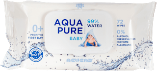 AQUA PURE - vlažne maramice, 99% WATER nevena