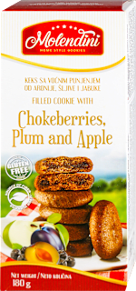 KEKS SA VOĆNIM PUNJENJEM od aronije, šljive i jabuke Molendini