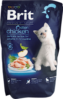 Granuly pre mačiatka Premium By Nature s kuracím mäsom Brit
