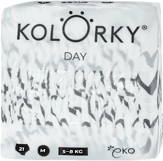 Plienky Day veľkosť M (5 - 8 kg) - srdce Kolorky