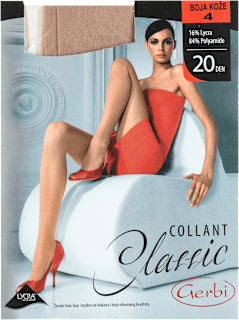 COLLANT Classic 20 DEN boja kože hulahopke - veličina 4 Gerbi