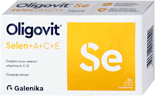 Oligovit Se kapsule: Selen+A+C+E Galenika