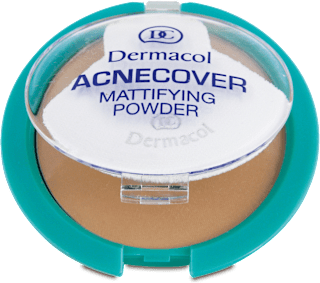 Zmatňujúci púder na problematickú pleť Acnecover, Honey Dermacol