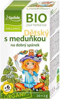 Detský čaj s medovkou na dobrý spánok BIO Apotheke