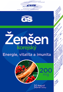 kapsle Ženšen korejský 200 mg GS