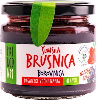 ORGANSKI VOĆNI NAMAZ - ŠUMSKA BRUSNICA BOROVNICA PRIRODNo1
