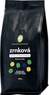 zrnková káva arabika Brazílie Santos Superior fair OBCHOD