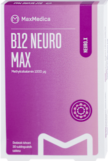 B12 NEURO MAX sublingvalne tablete MaxMedica