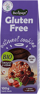 Gluten Free organski ovseni keks - čokolada i lešnik BioŠpajz