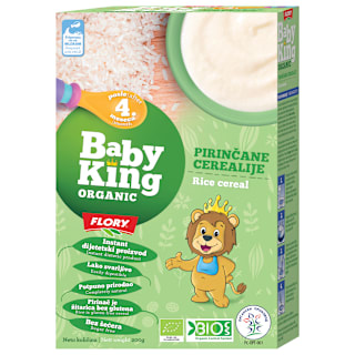  ORGANIC pirinčane cerealije, od 4. meseca Baby King