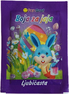 Boja za jaja – ljubičasta  Dekoracije