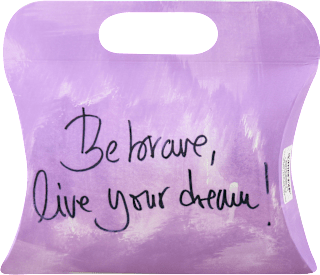 Ukrasna kesa mala - Be brave, live your dream! K&P