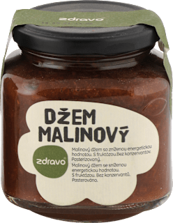 Malinový džem zdravo