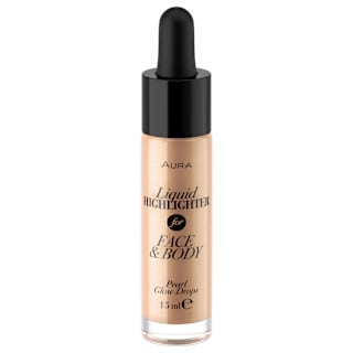 FACE & BODY Pearl Glow Drops tečni hajlajter za lice i telo AURA