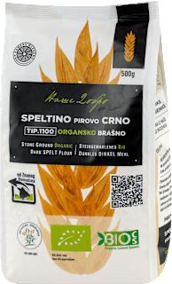 SPELTINO CRNO ORGANSKO BRAŠNO - tip 1100 Naše Dobro