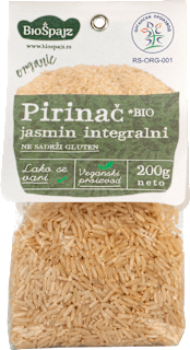 organic Pirinač - jasmin integralni BioŠpajz