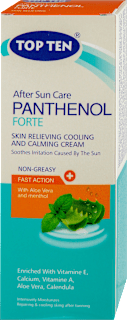 PANTHENOL FORTE krema za negu kože nakon sunčanja TOP TEN