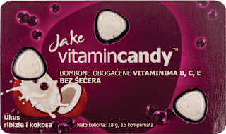 Bomboni s okusom ribizle i kokosa Jake
