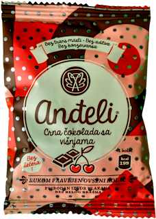 Crna čokolada sa višnjama  anđeli