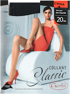 COLLANT Classic 20 DEN crne hulahopke - velična 4 Gerbi