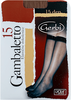 GAMBALETTO dokolenice, 15DEN, svetlo braon boja, 1 par Gerbi
