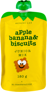 JUNIOR MIX voćna kaša - jabuka, banana i keks Nutrino Lab