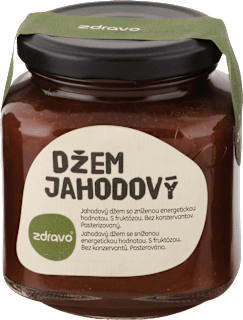 Jahodový džem zdravo