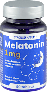 Melatonin 1 mg - tableta STRONG NATURE